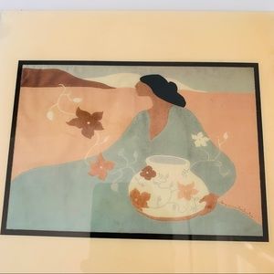 Vintage Jacqueline Rochester Art Tile